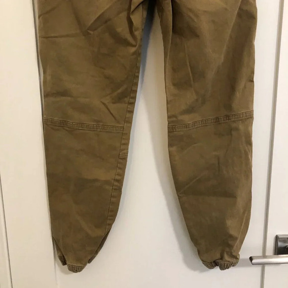 3/$25 ❥ Abercrombie Men's Size S Drawstring  Elastic Cargo Jogger Pants Mustard - Picture 7 of 10
